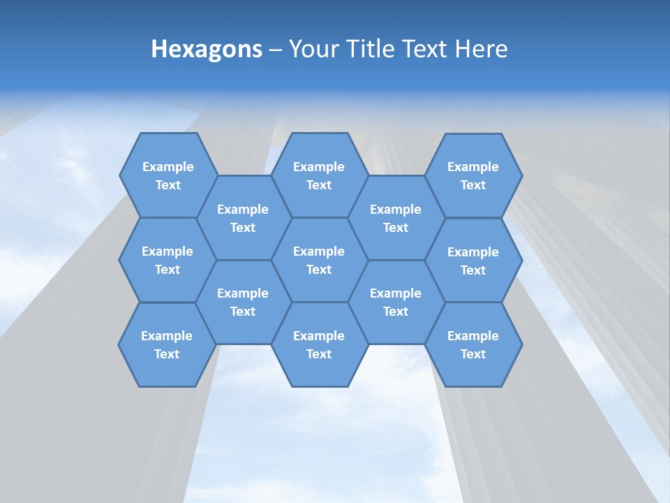 Cloud Building Tall PowerPoint Template