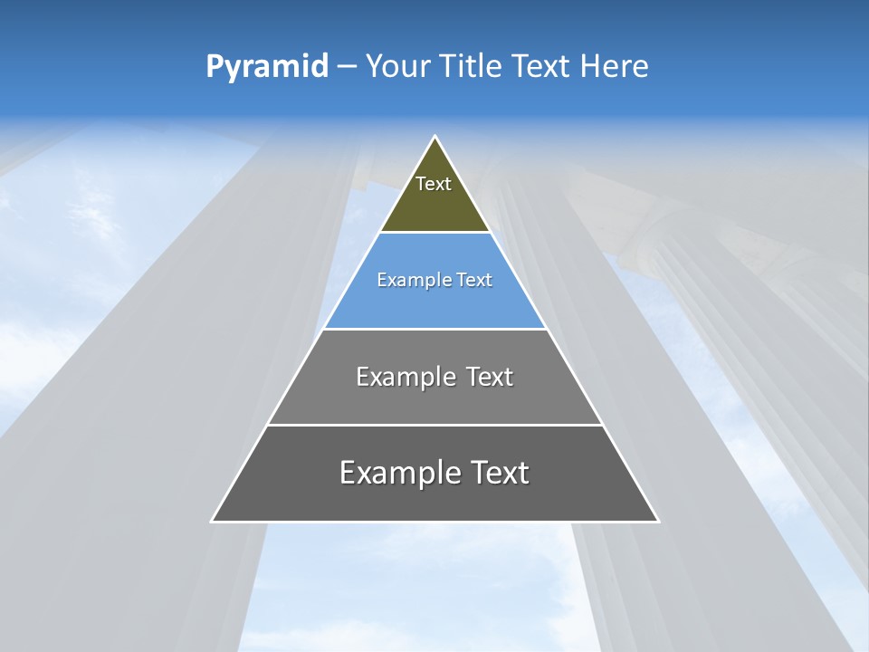 Cloud Building Tall PowerPoint Template