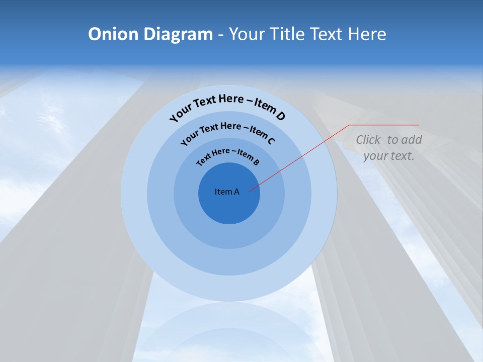 Cloud Building Tall PowerPoint Template