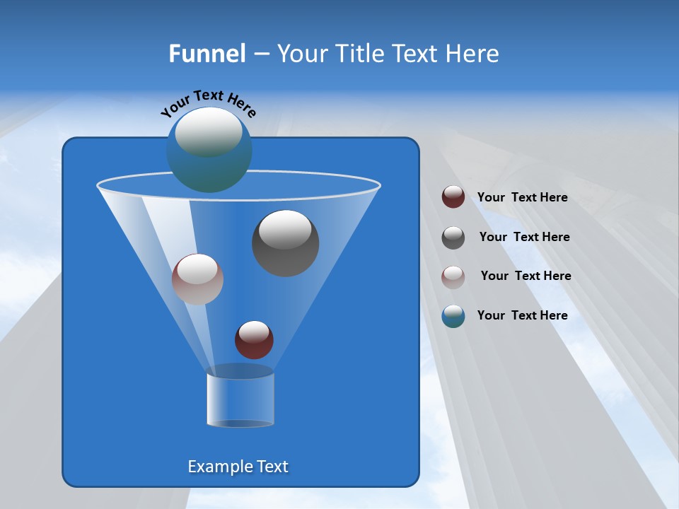 Cloud Building Tall PowerPoint Template