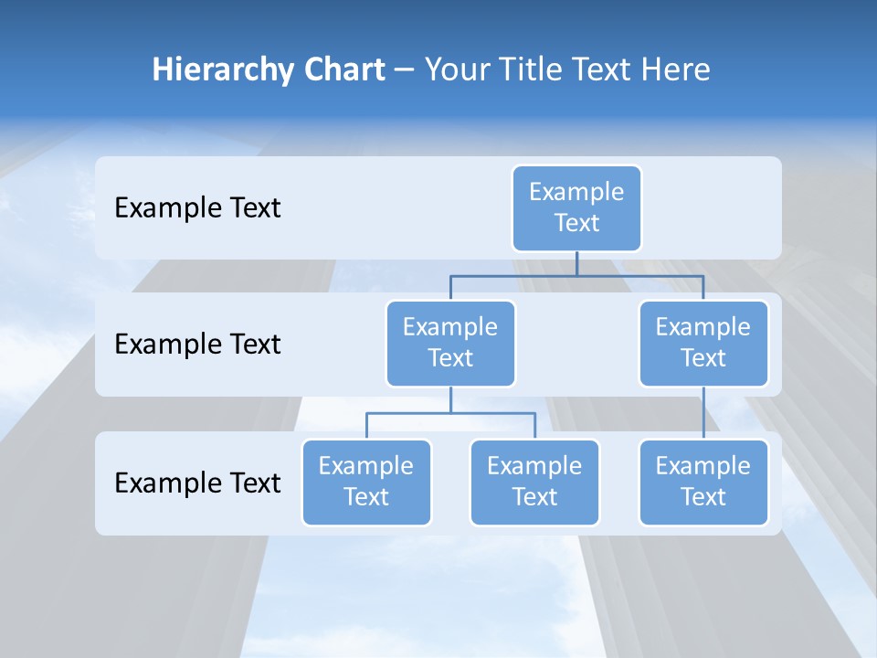 Cloud Building Tall PowerPoint Template