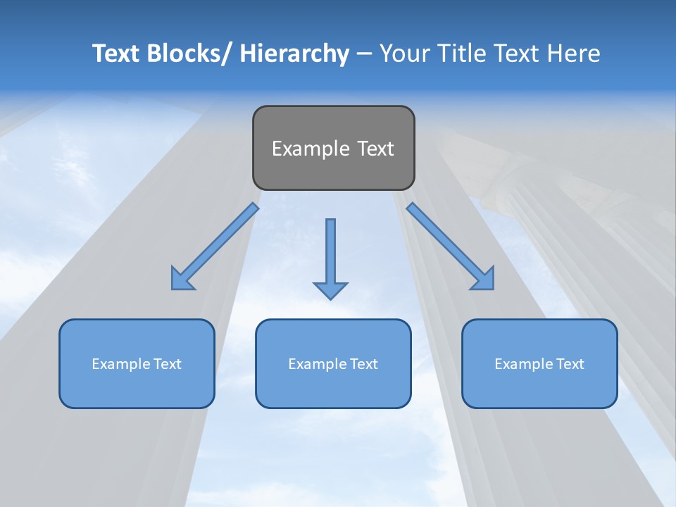 Cloud Building Tall PowerPoint Template