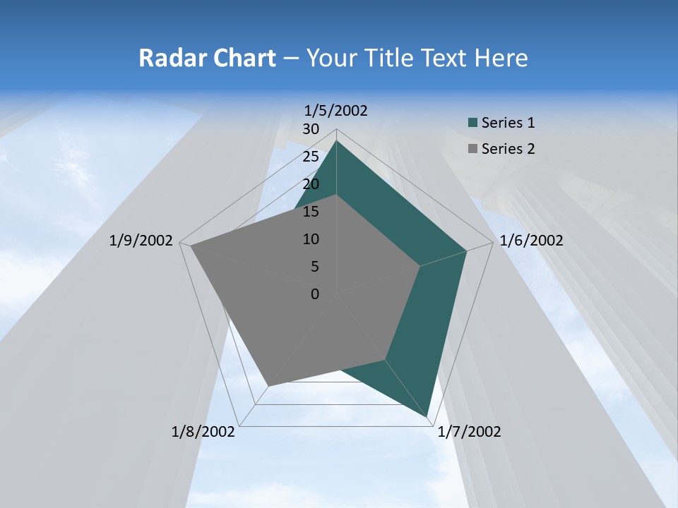 Cloud Building Tall PowerPoint Template