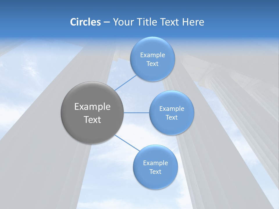 Cloud Building Tall PowerPoint Template