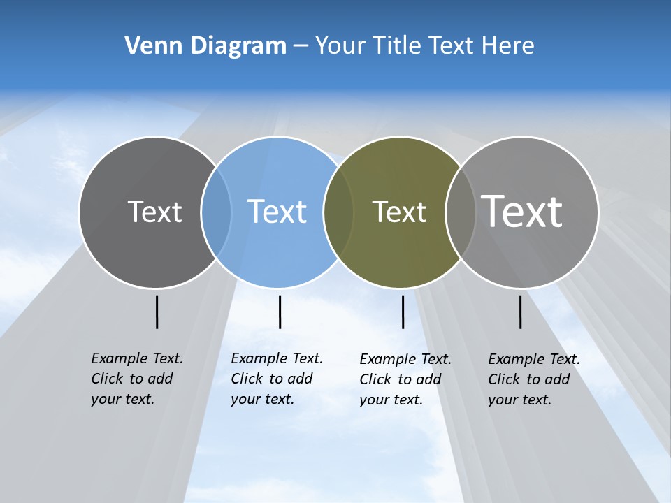 Cloud Building Tall PowerPoint Template
