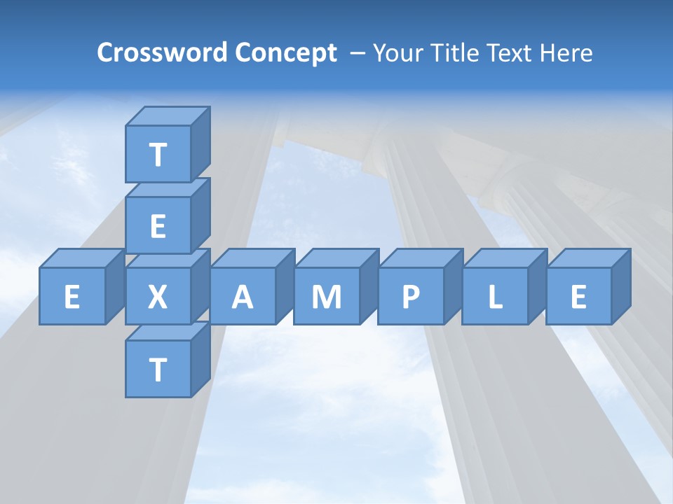 Cloud Building Tall PowerPoint Template