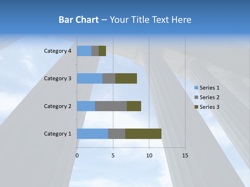 Cloud Building Tall PowerPoint Template