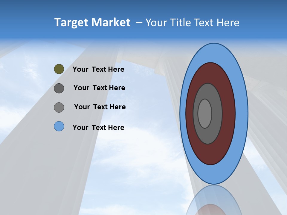 Cloud Building Tall PowerPoint Template