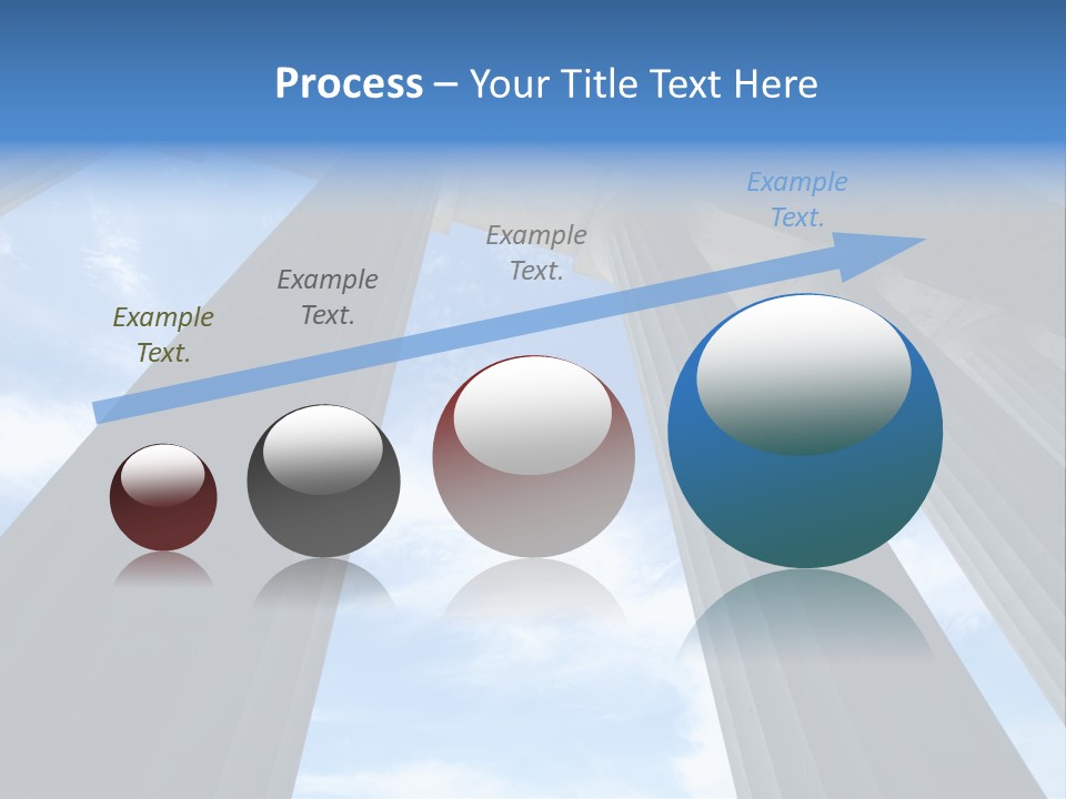 Cloud Building Tall PowerPoint Template