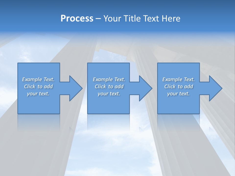 Cloud Building Tall PowerPoint Template