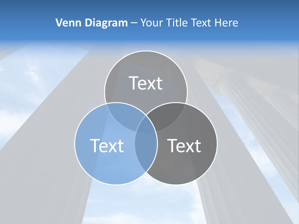 Cloud Building Tall PowerPoint Template