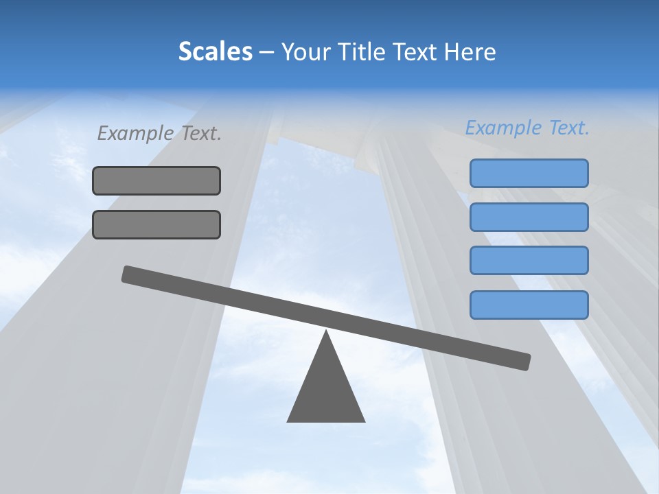 Cloud Building Tall PowerPoint Template