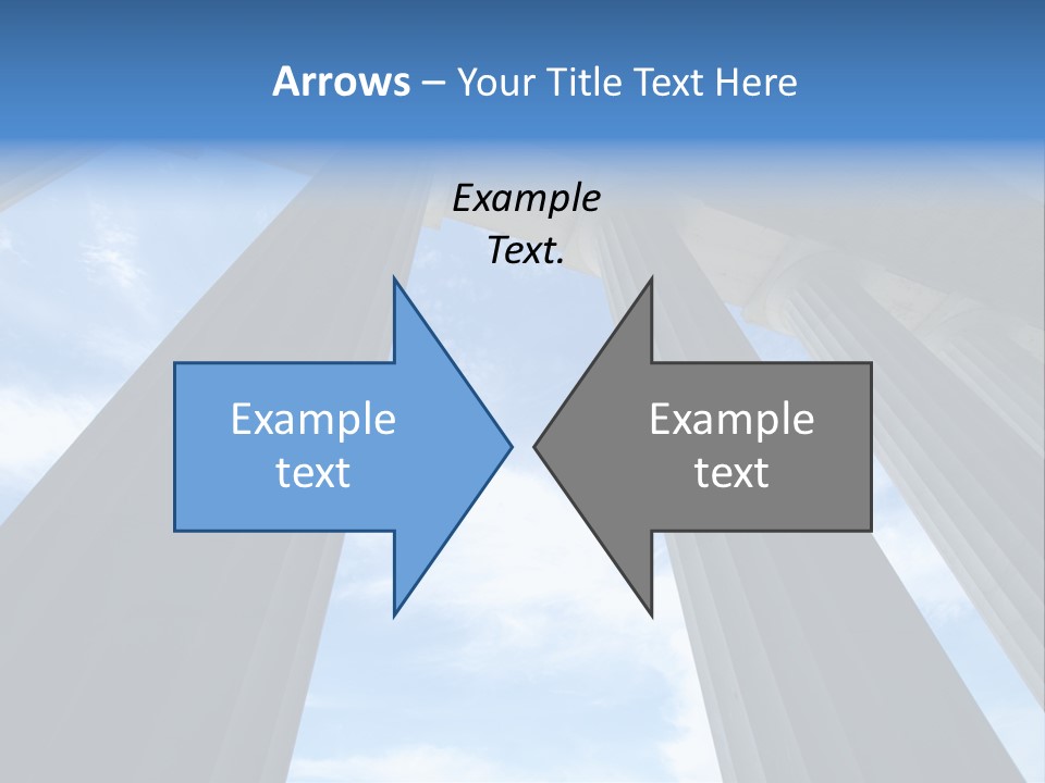Cloud Building Tall PowerPoint Template