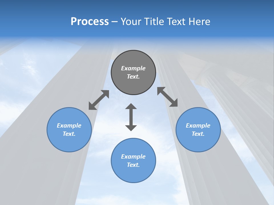 Cloud Building Tall PowerPoint Template