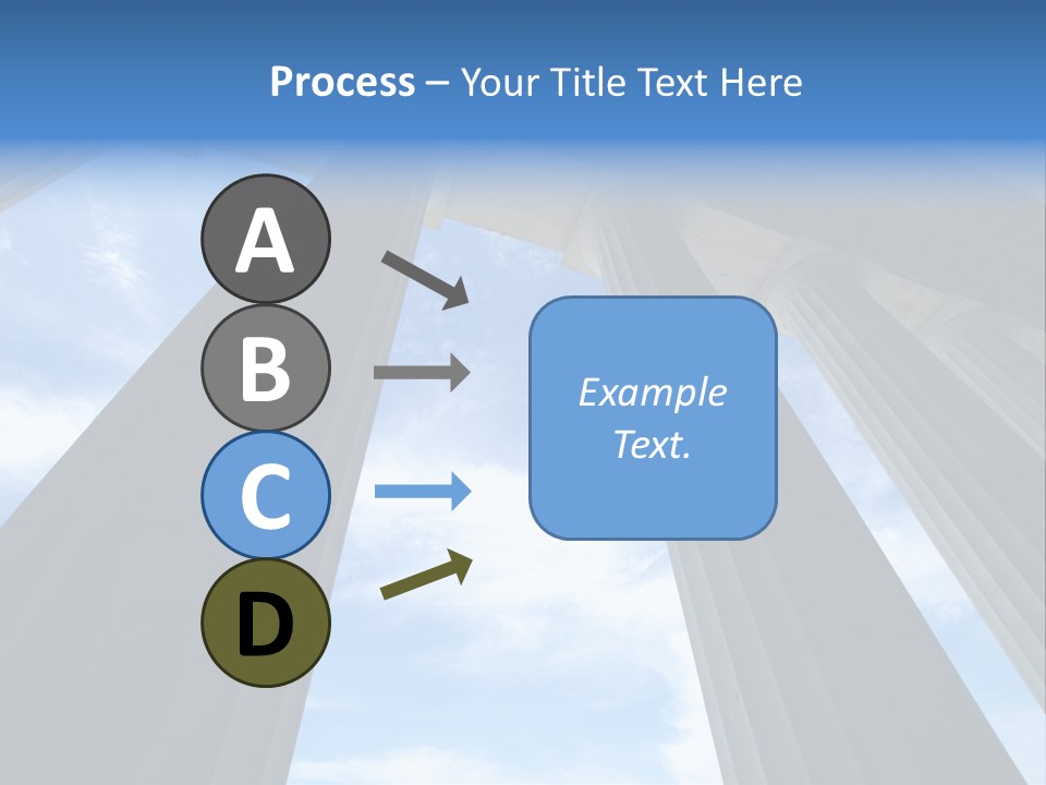 Cloud Building Tall PowerPoint Template