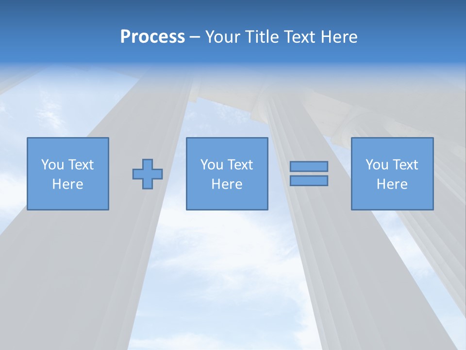 Cloud Building Tall PowerPoint Template