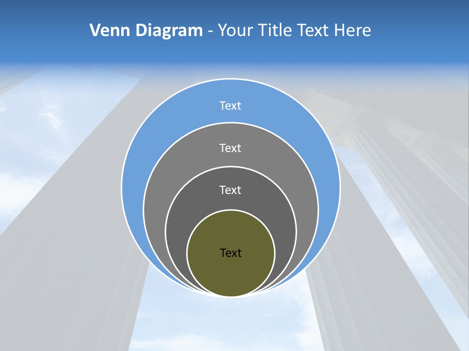 Cloud Building Tall PowerPoint Template