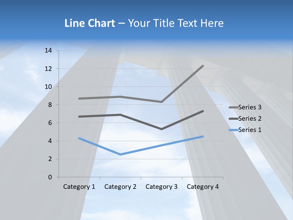 Cloud Building Tall PowerPoint Template