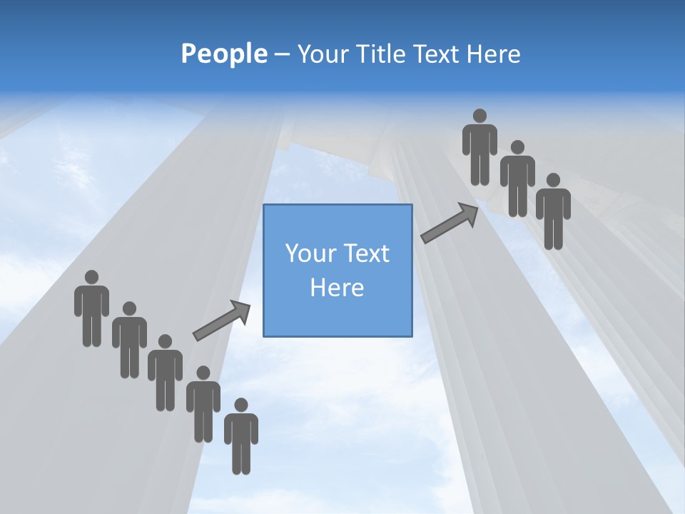 Cloud Building Tall PowerPoint Template