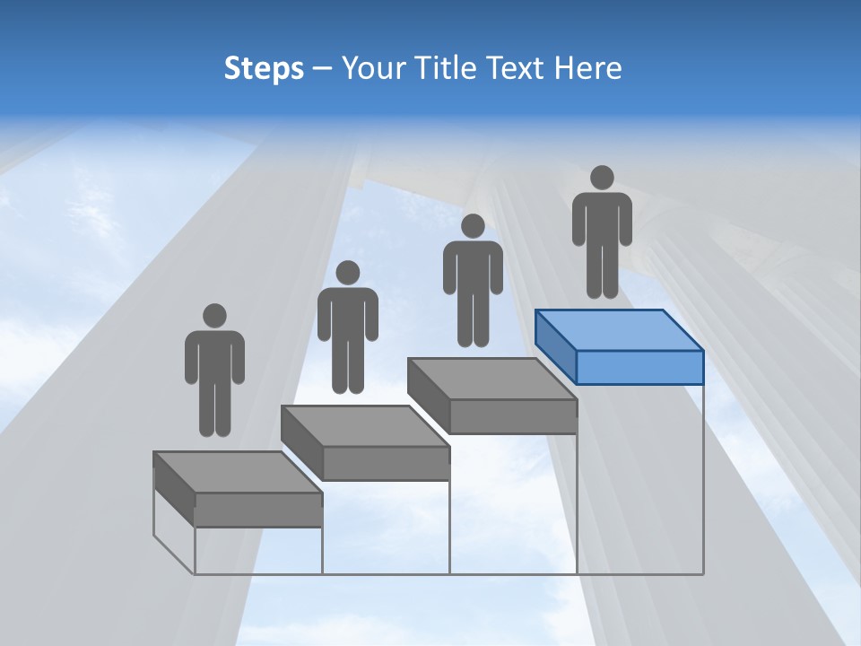 Cloud Building Tall PowerPoint Template
