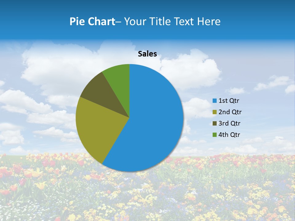 Colorful Sunny Blue PowerPoint Template