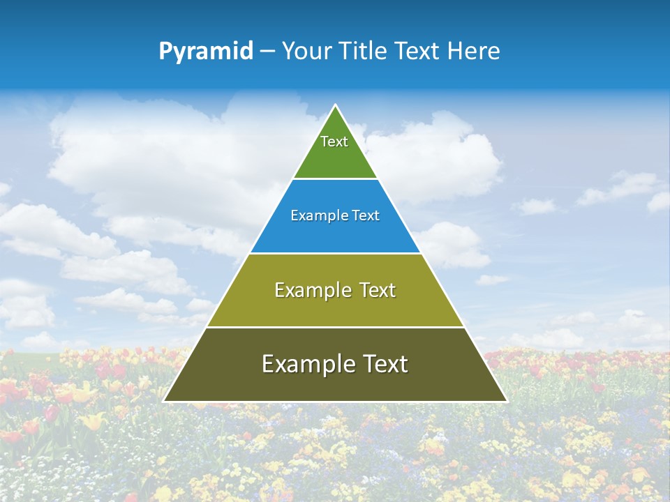 Colorful Sunny Blue PowerPoint Template