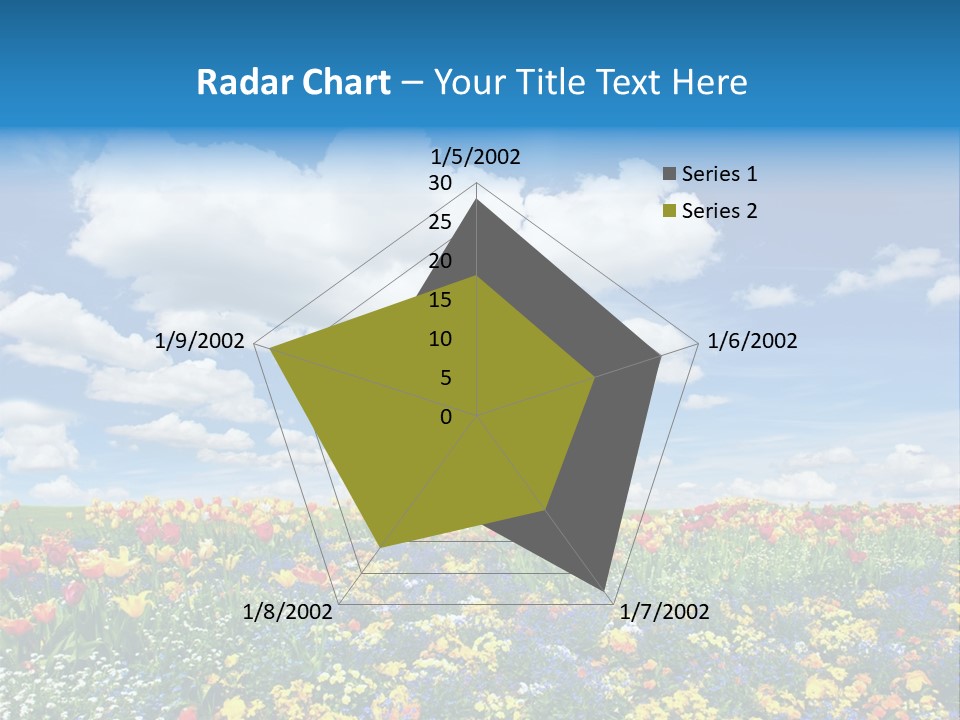 Colorful Sunny Blue PowerPoint Template