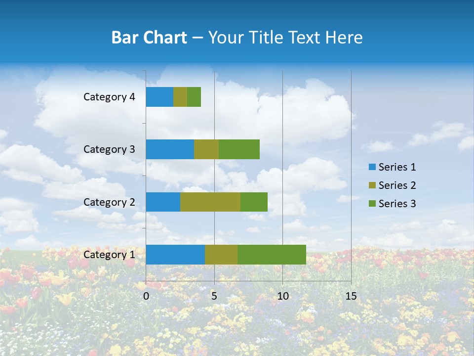 Colorful Sunny Blue PowerPoint Template