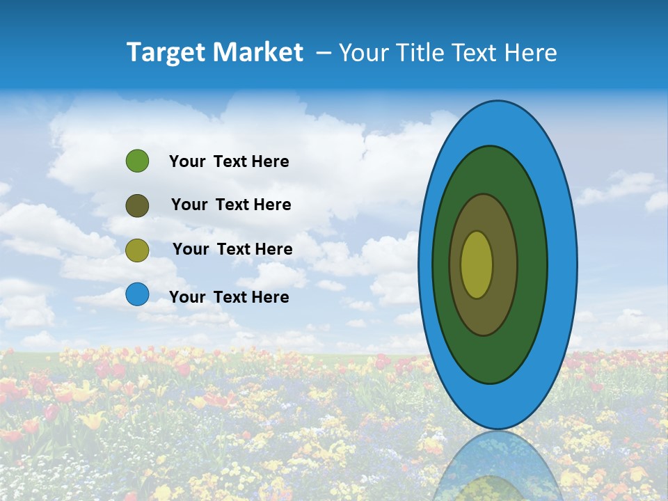 Colorful Sunny Blue PowerPoint Template