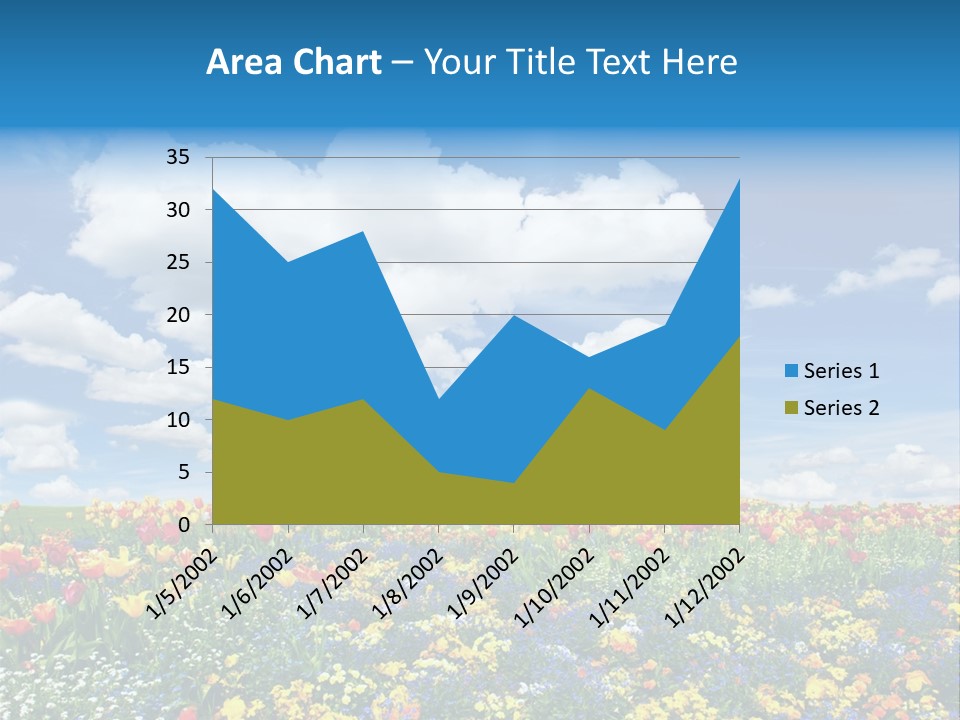 Colorful Sunny Blue PowerPoint Template