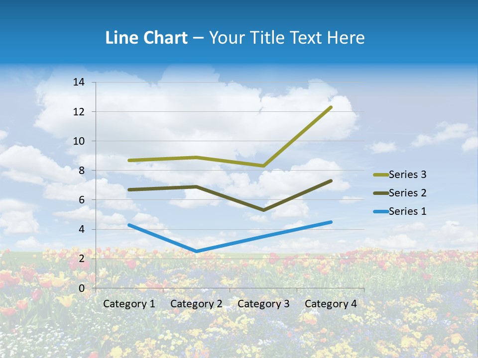 Colorful Sunny Blue PowerPoint Template