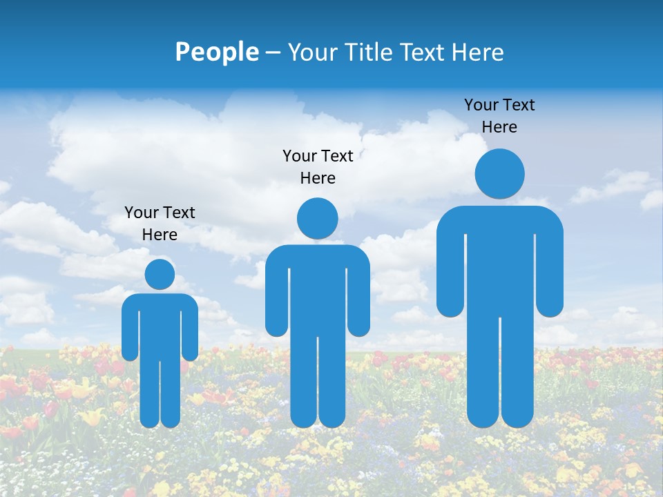 Colorful Sunny Blue PowerPoint Template