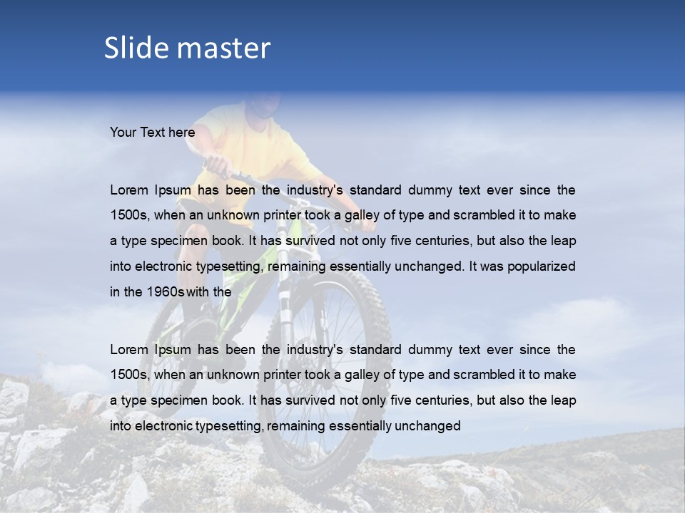 Equipment Boy Man PowerPoint Template