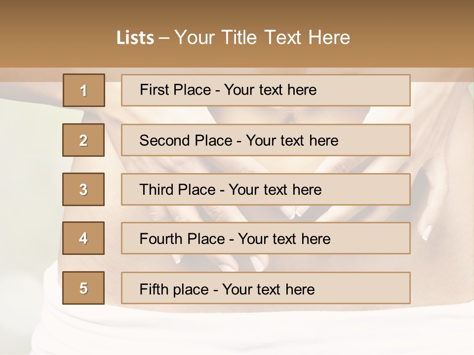 Organic Health Diet PowerPoint Template