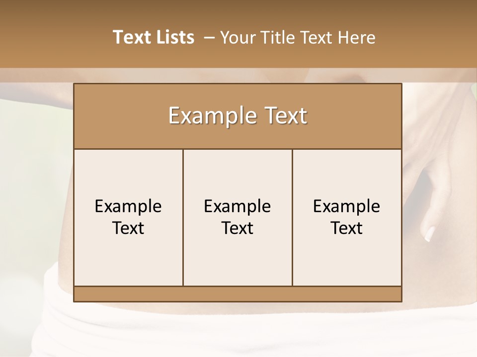 Organic Health Diet PowerPoint Template