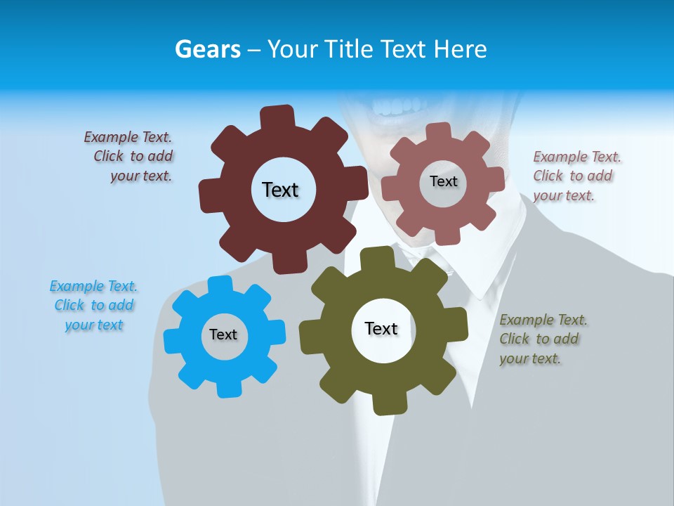 Guy Businessman Corporate PowerPoint Template