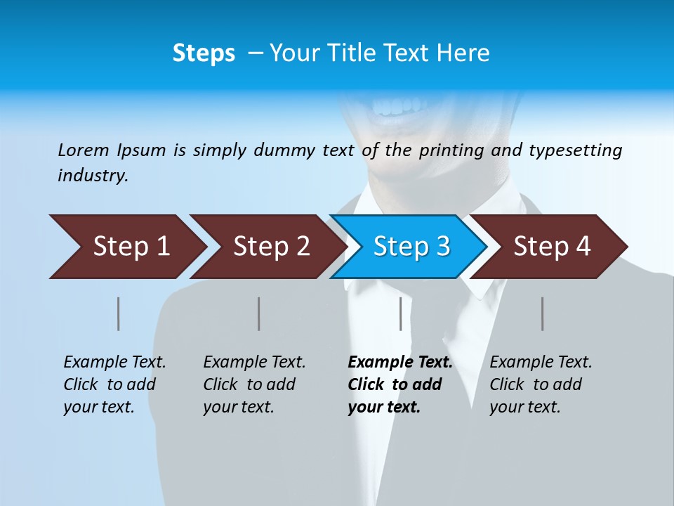Guy Businessman Corporate PowerPoint Template