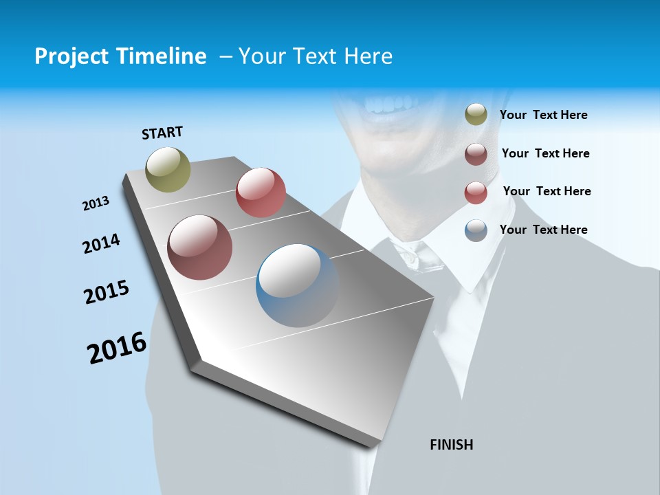 Guy Businessman Corporate PowerPoint Template