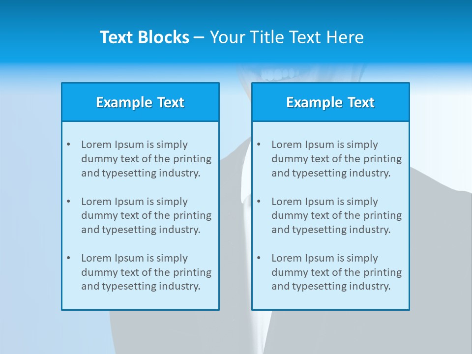 Guy Businessman Corporate PowerPoint Template