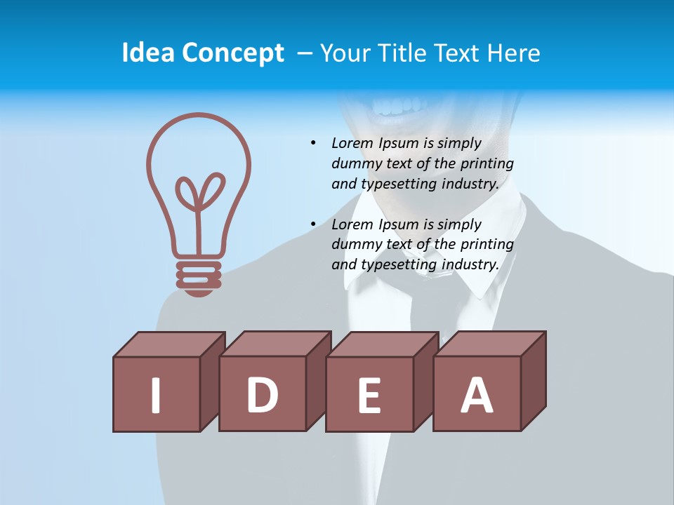 Guy Businessman Corporate PowerPoint Template