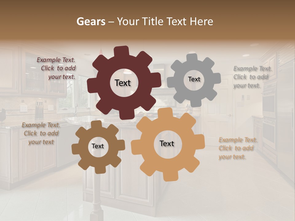 Eat Counter Luxury PowerPoint Template