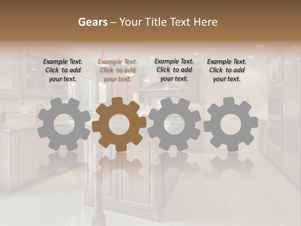 Eat Counter Luxury PowerPoint Template