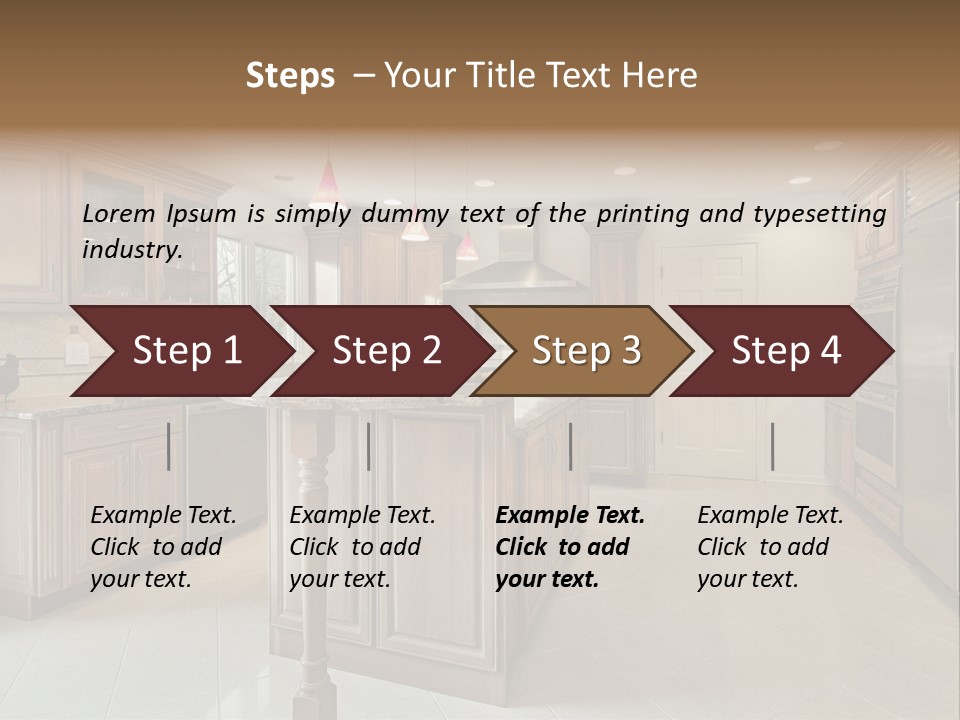 Eat Counter Luxury PowerPoint Template