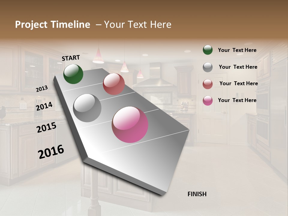 Eat Counter Luxury PowerPoint Template