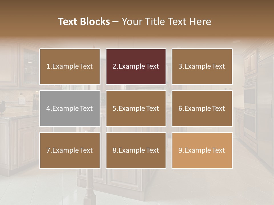 Eat Counter Luxury PowerPoint Template