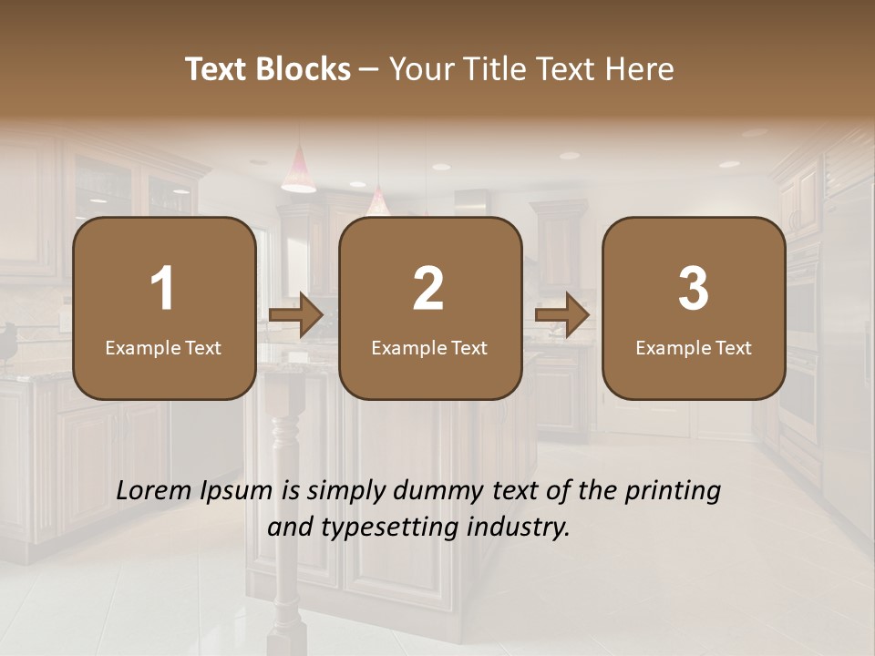 Eat Counter Luxury PowerPoint Template