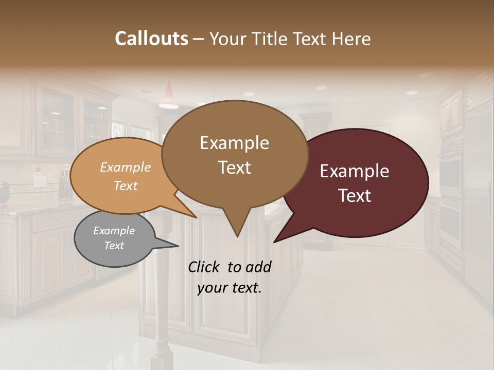 Eat Counter Luxury PowerPoint Template