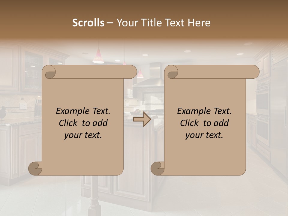 Eat Counter Luxury PowerPoint Template