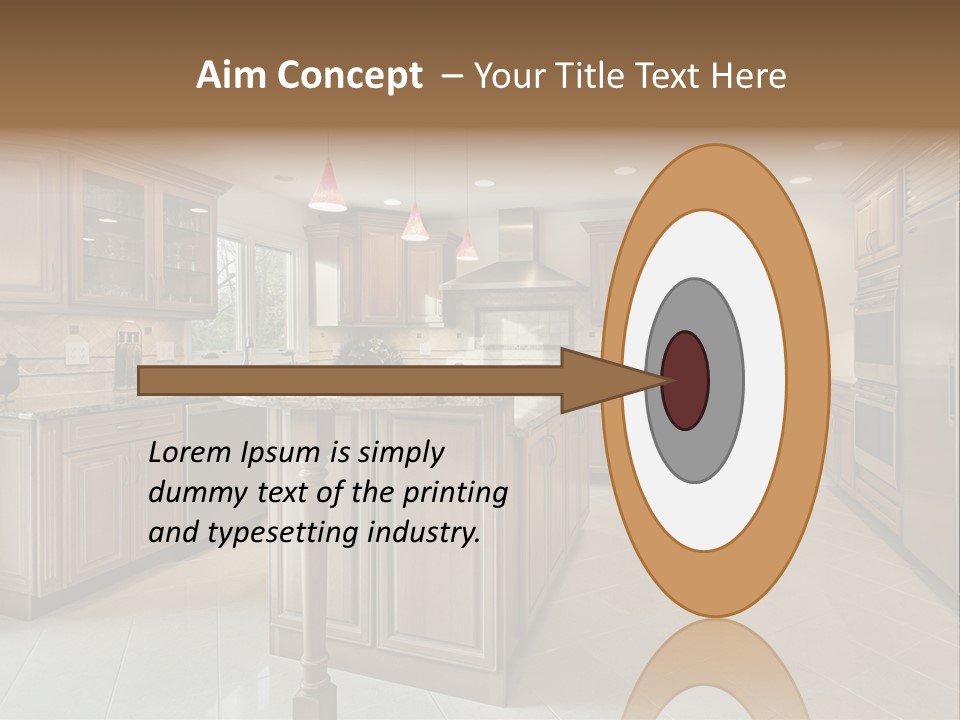 Eat Counter Luxury PowerPoint Template