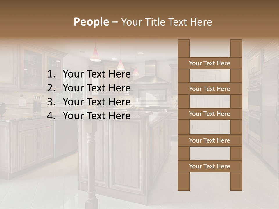 Eat Counter Luxury PowerPoint Template